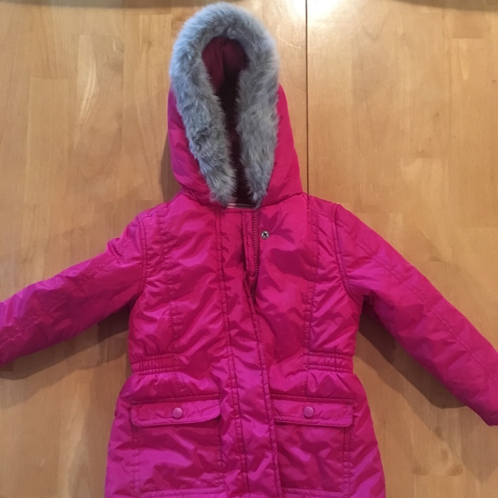 Gymboree Pink Coat Size XS (4)